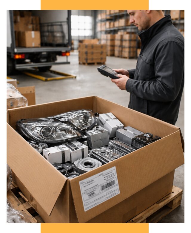 Доставка автозапчастей из Европы под ключ от 13010 р. | СетСервис-Слн