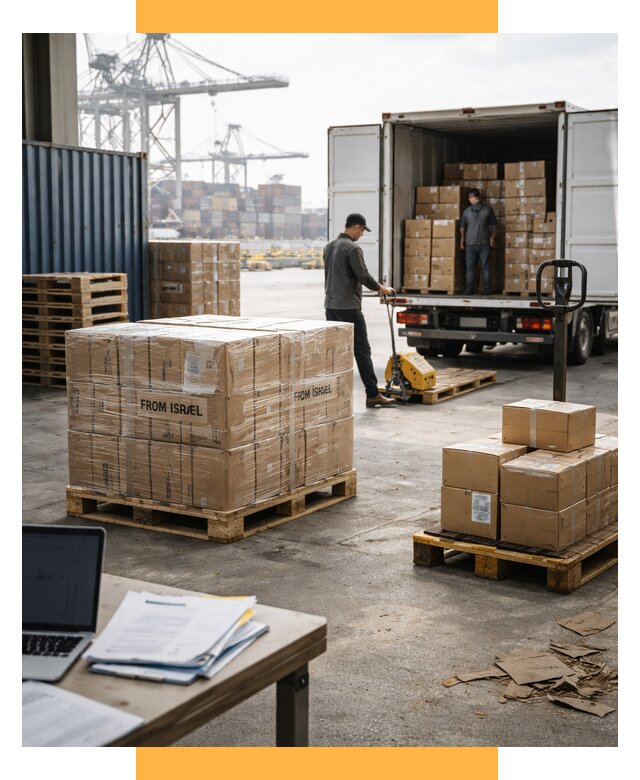 Доставка грузов из Израиля от 15612 р., логистика от СетСервис-Слн
