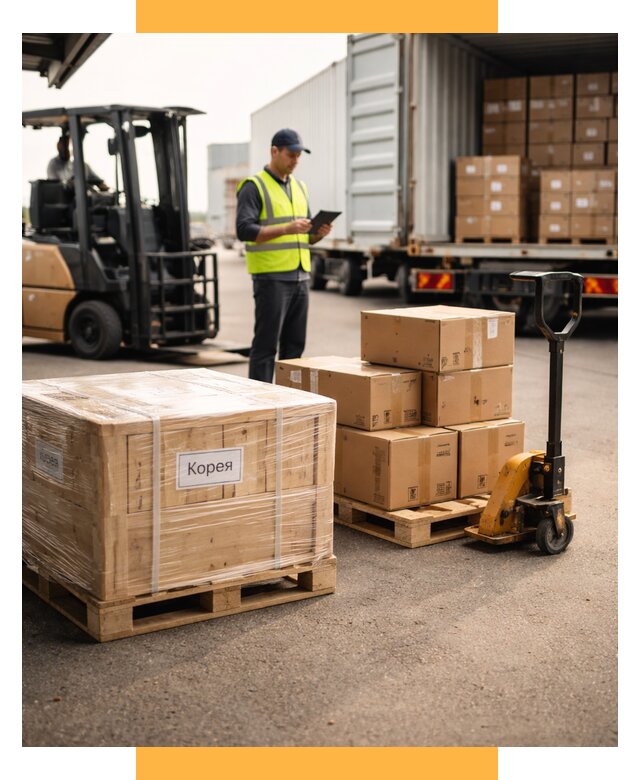 Доставка грузов в Корею из России от 36428 р. | СетСервис-Слн