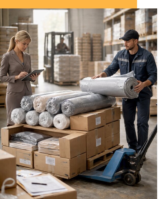 Перевозка текстиля по миру от 15612 руб. с таможней и страхованием