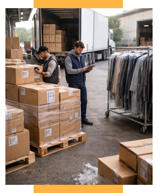 Перевозка и доставка одежды из Китая от 7806 р., СетСервис-Слн