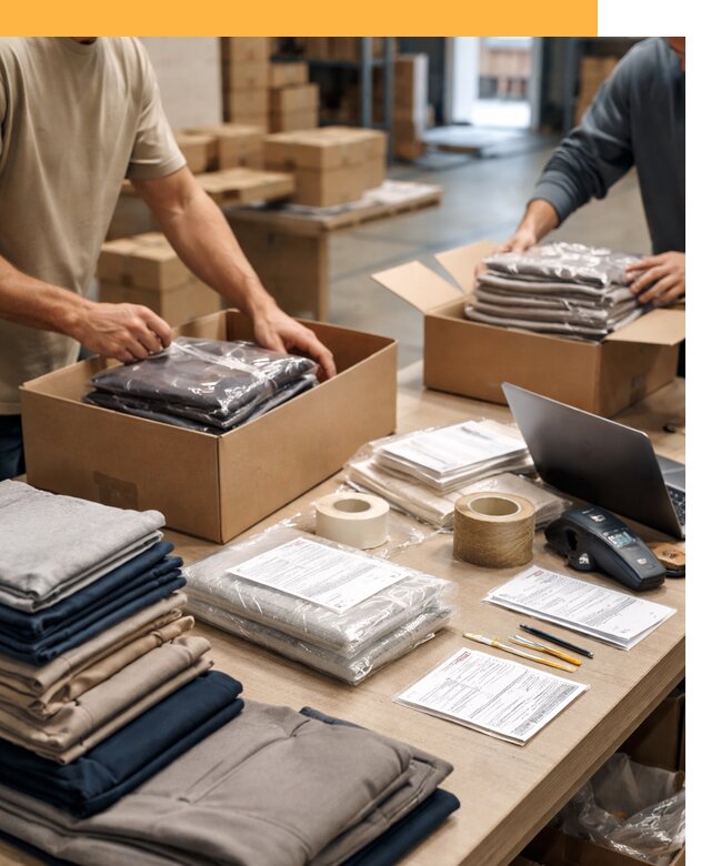 Перевозка одежды по миру от 7806 руб. с таможенным оформлением