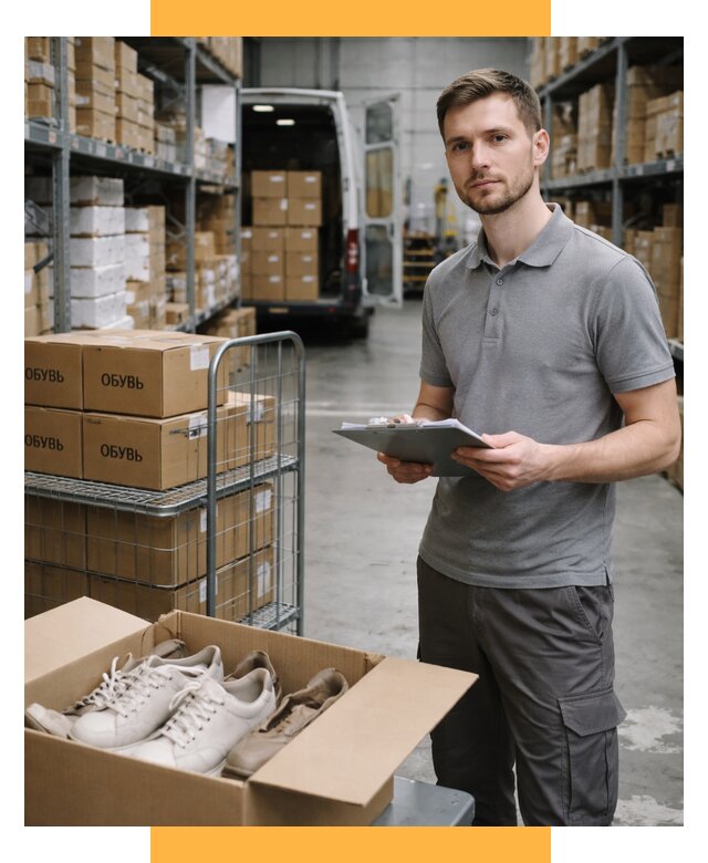 Доставка обуви из Китая и Турции от 4684 р. СетСервис-Слн