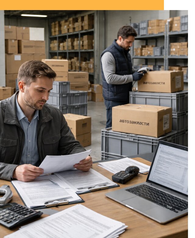 Таможенное оформление автозапчастей по выгодным тарифам от 8847