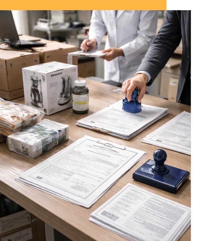 Сертификация импортных товаров от 12490 с таможенным сопровождением