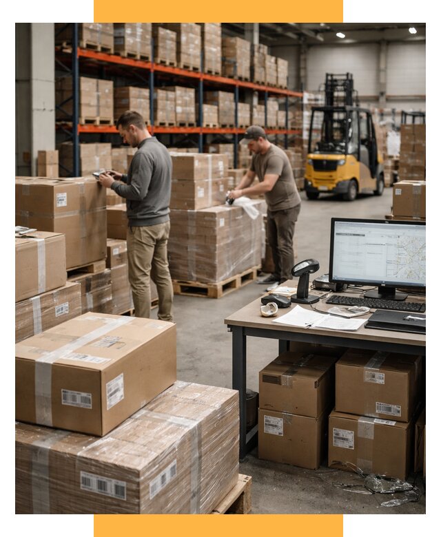 Склад консолидации в Европе от 6765 р., услуги СетСервис-Слн